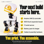 XGO-Duck Biped Robot Electronics Kit (Arduino UNO Q Board NOT Included)