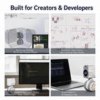 RIG Hover Fully Open-Source 3D-Printed Programmable AI Companion Robot Maker DIY Kit