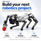 XGO-mini2S with LiDAR AI Robot Dog with Raspberry Pi CM5 & 4-DOF Robotic Arm