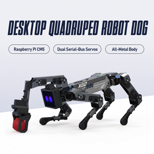 XGO-lite3, World’s First Raspberry Pi Robotic Dog with An Arm